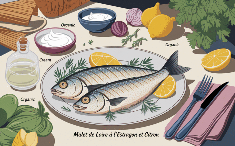 Mulet de Loire à l’estragon et citron by Sur la Branche