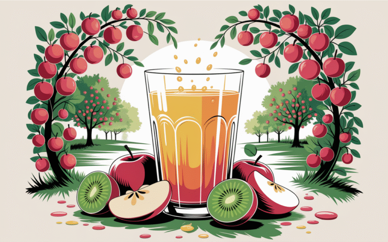 Jus de pomme kiwi by Sur la Branche